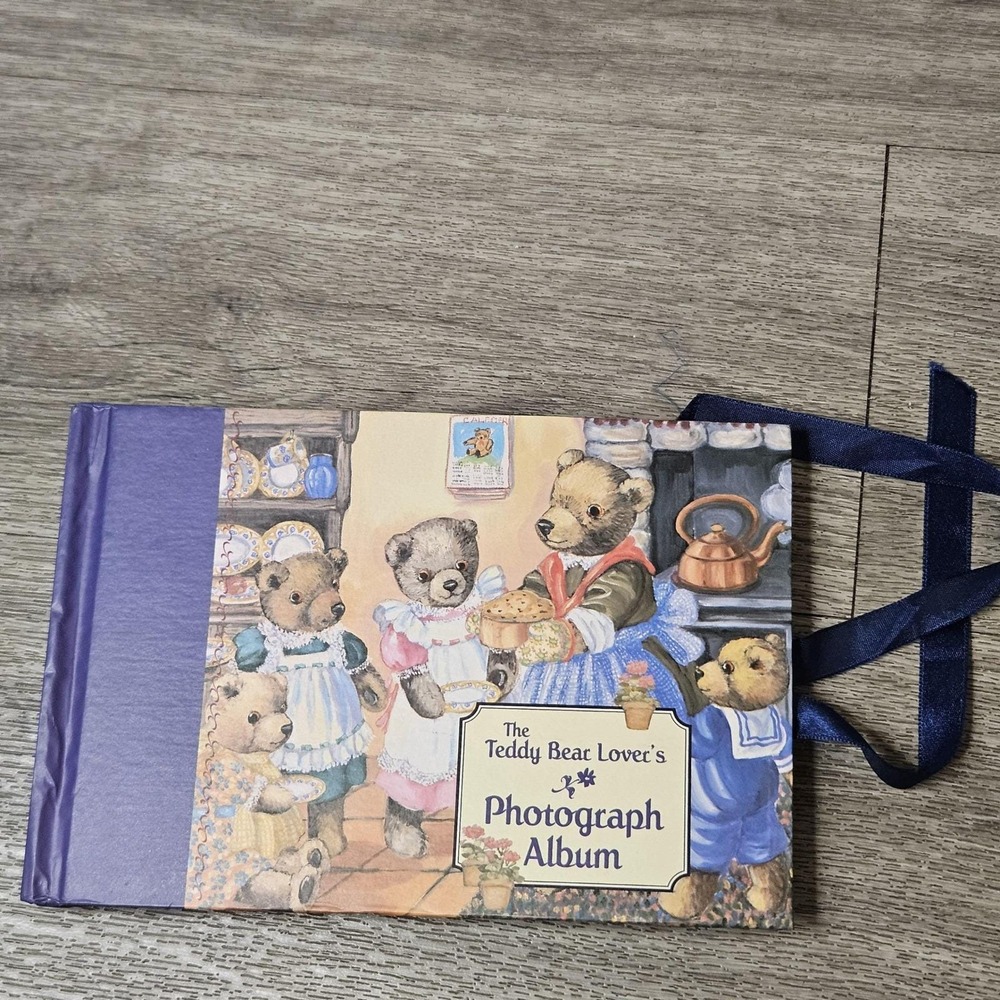 Teddy Bear Lover's Photograph 1990s keepsake scrapbooking Junk Journaling
